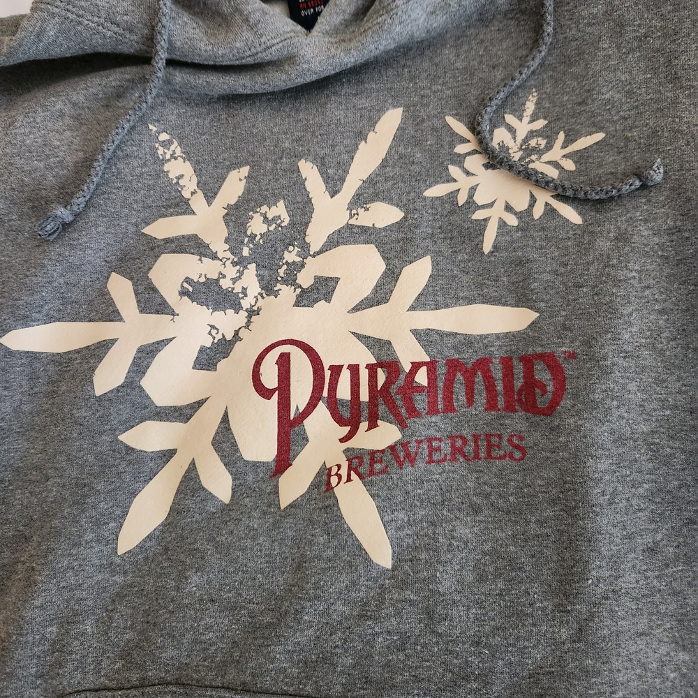 Gray Woman's Hooded Sweatshirt